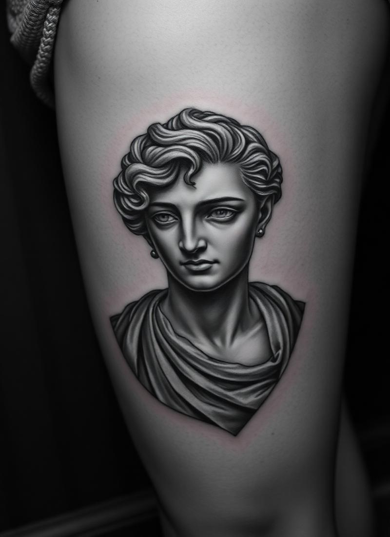 Marble Bust by Aria Bellini