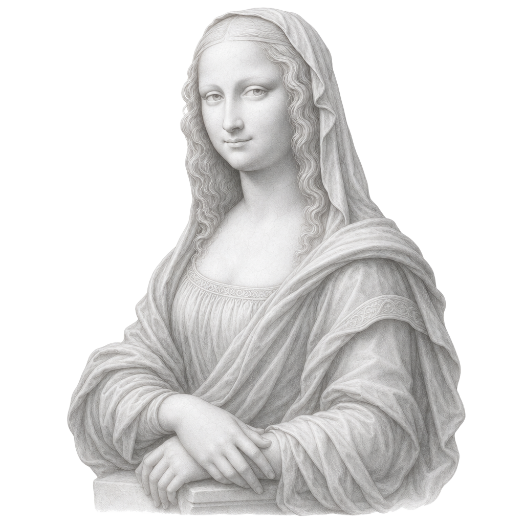 Classical Mona Lisa inspiration